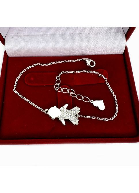 Срібний браслет для мами "хлопчик" Silver Style (367112649)