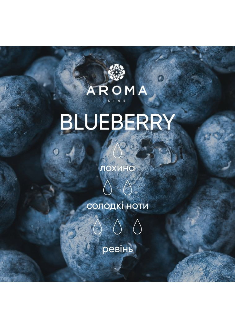 Аромат / Віддушка BLUEBERRY 100 гр - для аромадифузорів, мила та косметичних засобів Aroma line (322244034)