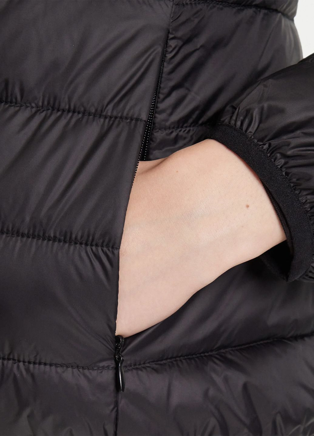 Чорна демісезонна куртка Emporio Armani