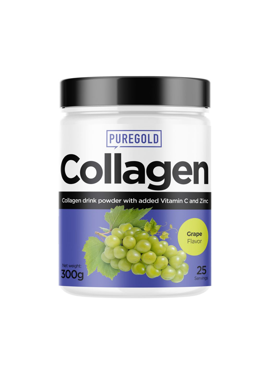 Колаген Pure Gold Collagen - 300g (Grape) Pure Gold Protein (318562196)