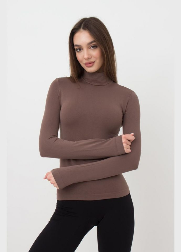 Водолазка женская бесшовная с короткой горловиной Giulia (316683829)