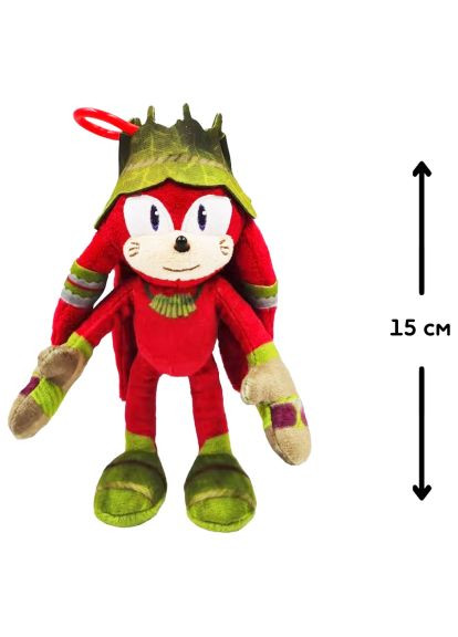 М'яка іграшка на кліпсі – Наклз (SON7004D) Sonic Prime на кліпсі Наклз 15 см (370914620)