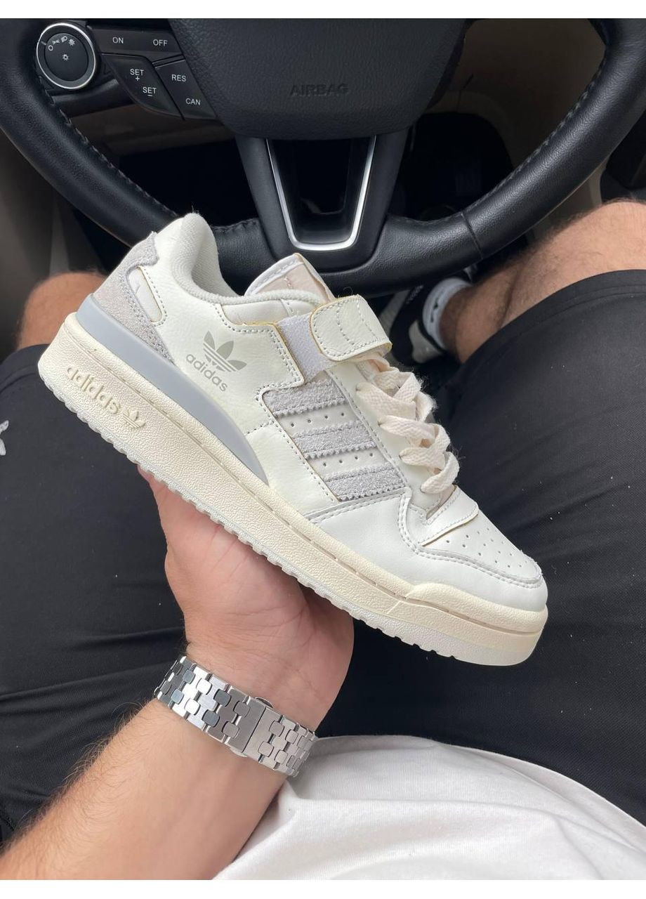 КРОСІВКИ ЖІНОЧІ ADIDAS FORUM BEIGE АДІДАС ФОРУМ No Brand бежеві демісезони (367168390)