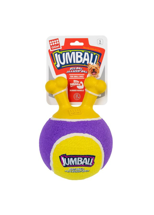 Іграшка для собак Великий тенісний м'яч JUMBALL, латекс, гума, 18 см GiGwi (322002823)