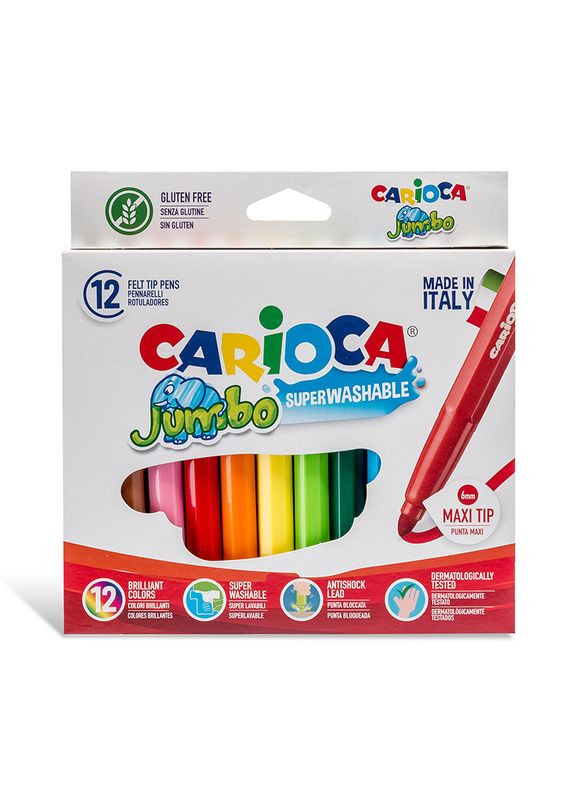 Фломастеры для рисования JUMBO 40569, 12 шт, кор Metr+ (302087026)
