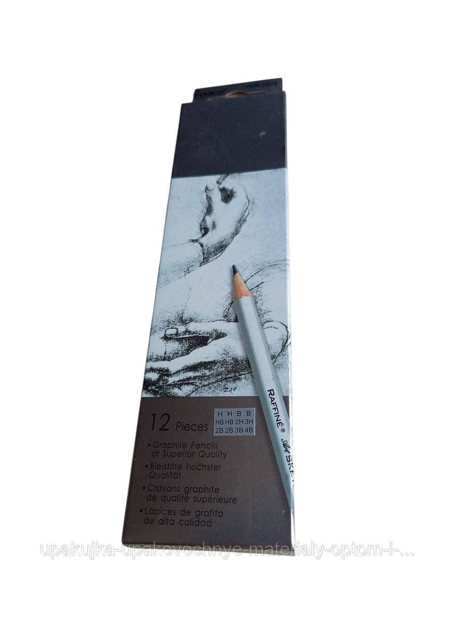 Набор чернографитных карандашей Raffine, 12 штук Marco (340673642)
