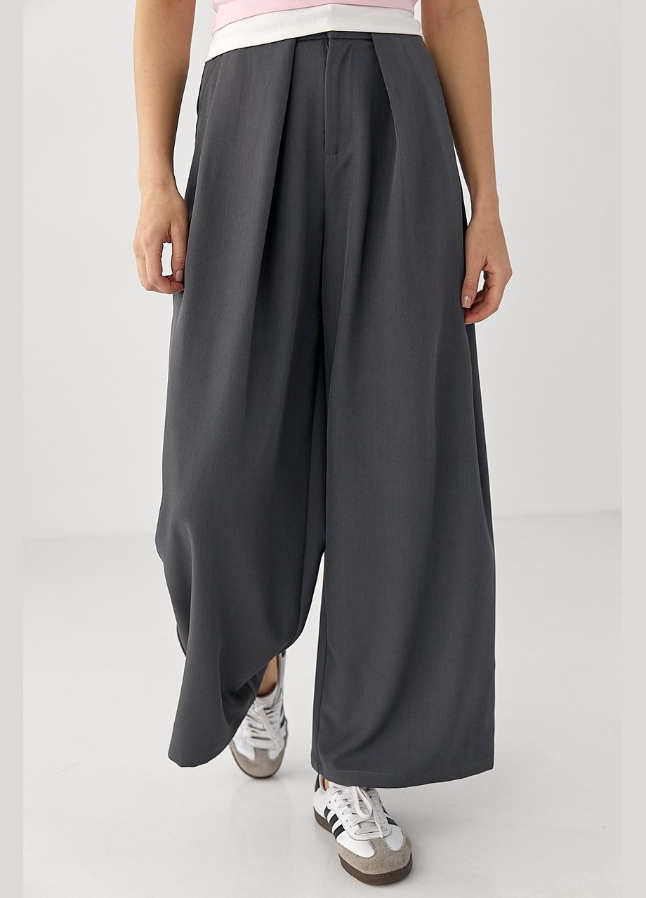 Брюки-палаццо в комплекте с ремнем Lurex (333339902)