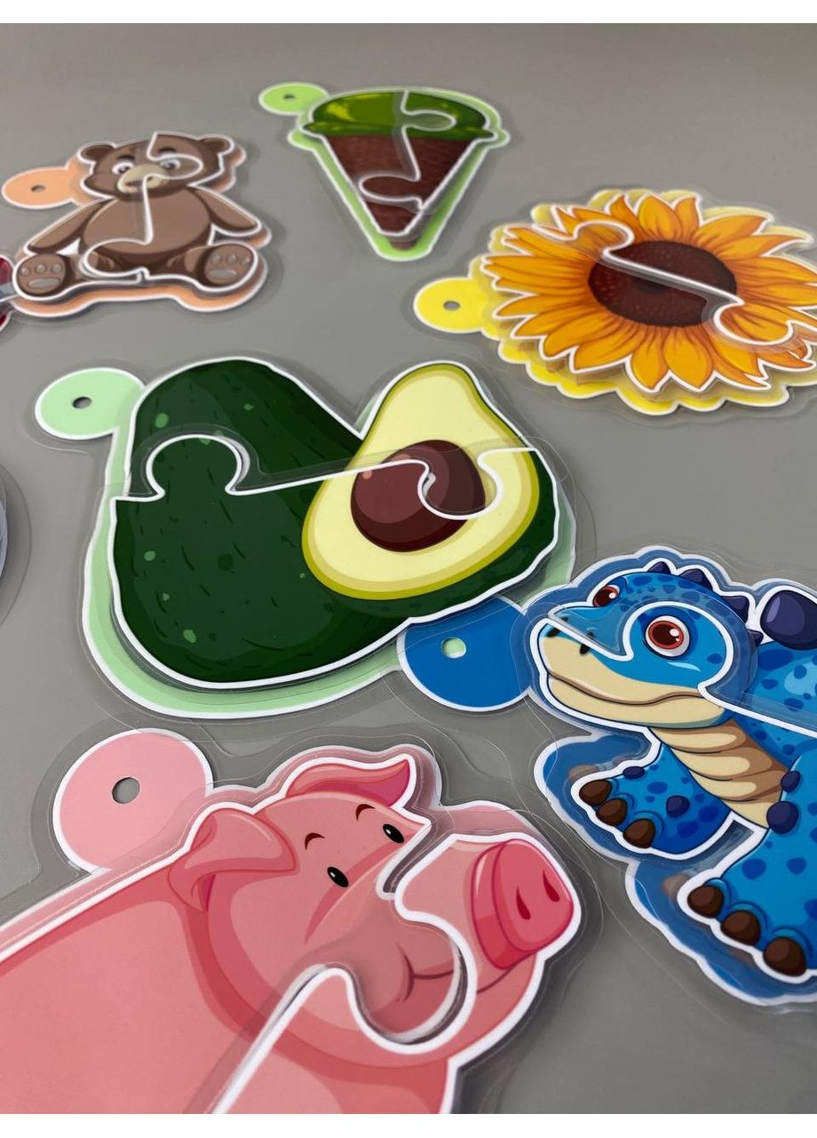 Міні-альбом «пазли на липучках для малюків»🧩 No Brand (370952801)