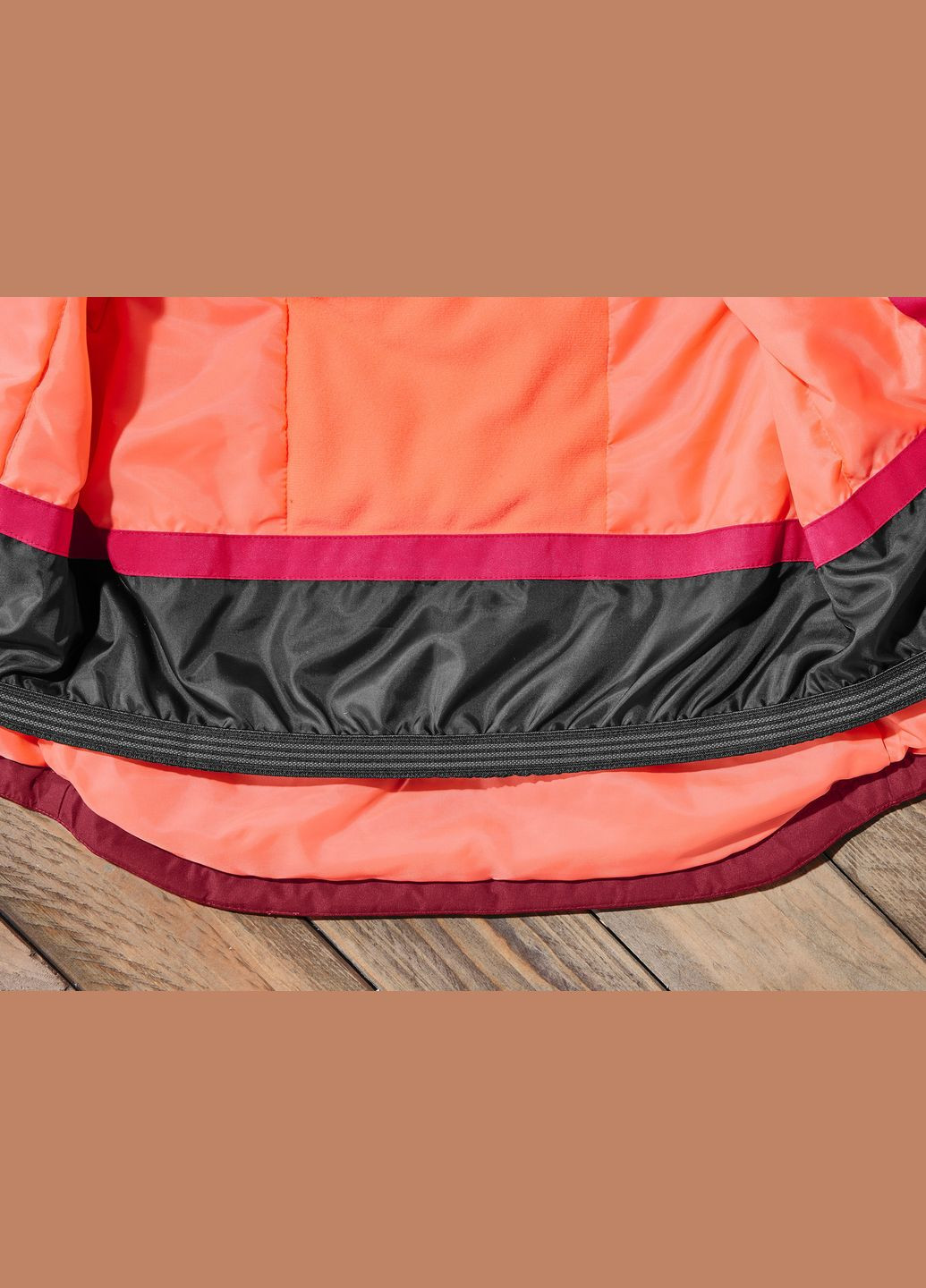 Красная демисезонная термо-куртка лыжная мембранная (3000мм) для девочки bionic-finish® eco 427318 куртка-лайнер Lupilu