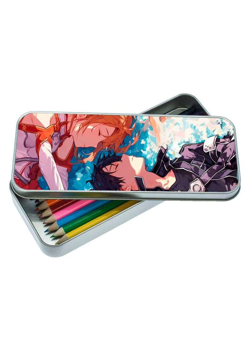 Пенал шкільний для хлопчика та дівчинки металевий Сходження героя щита #006 7*18 см Silver No Brand (309157294)