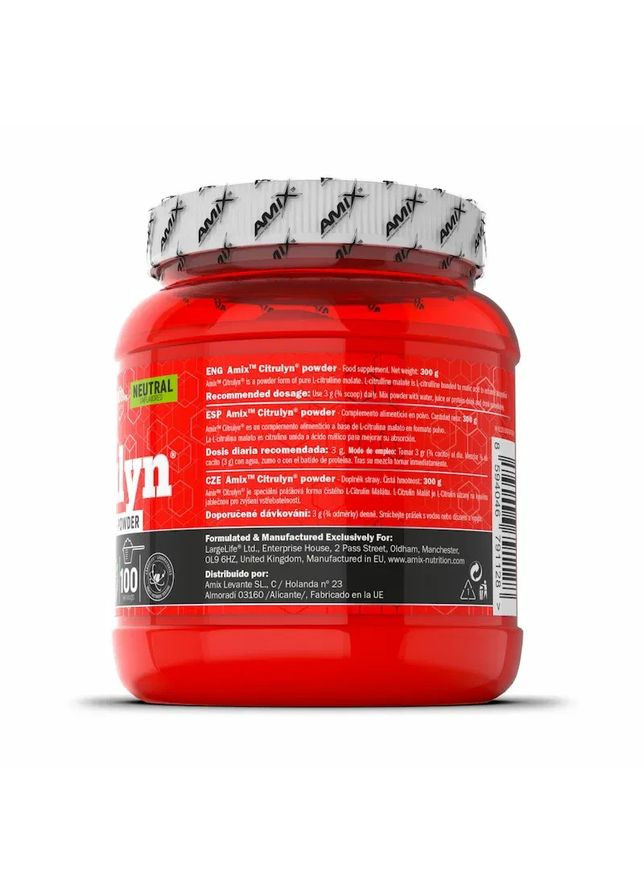 Цитруллин малат CitruLyn натуральный 300 г Amix (361401624)