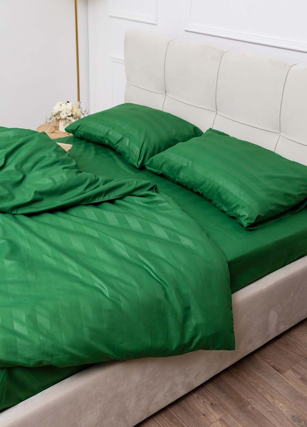 Комплект постельного белья на резинке Страйп (полуторный) Homedec - (352477650)