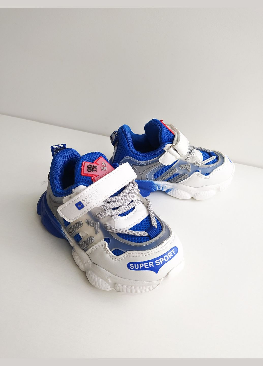 Синие детские кроссовки 21 г 13,5 см синий артикул к170 Kimbo-O