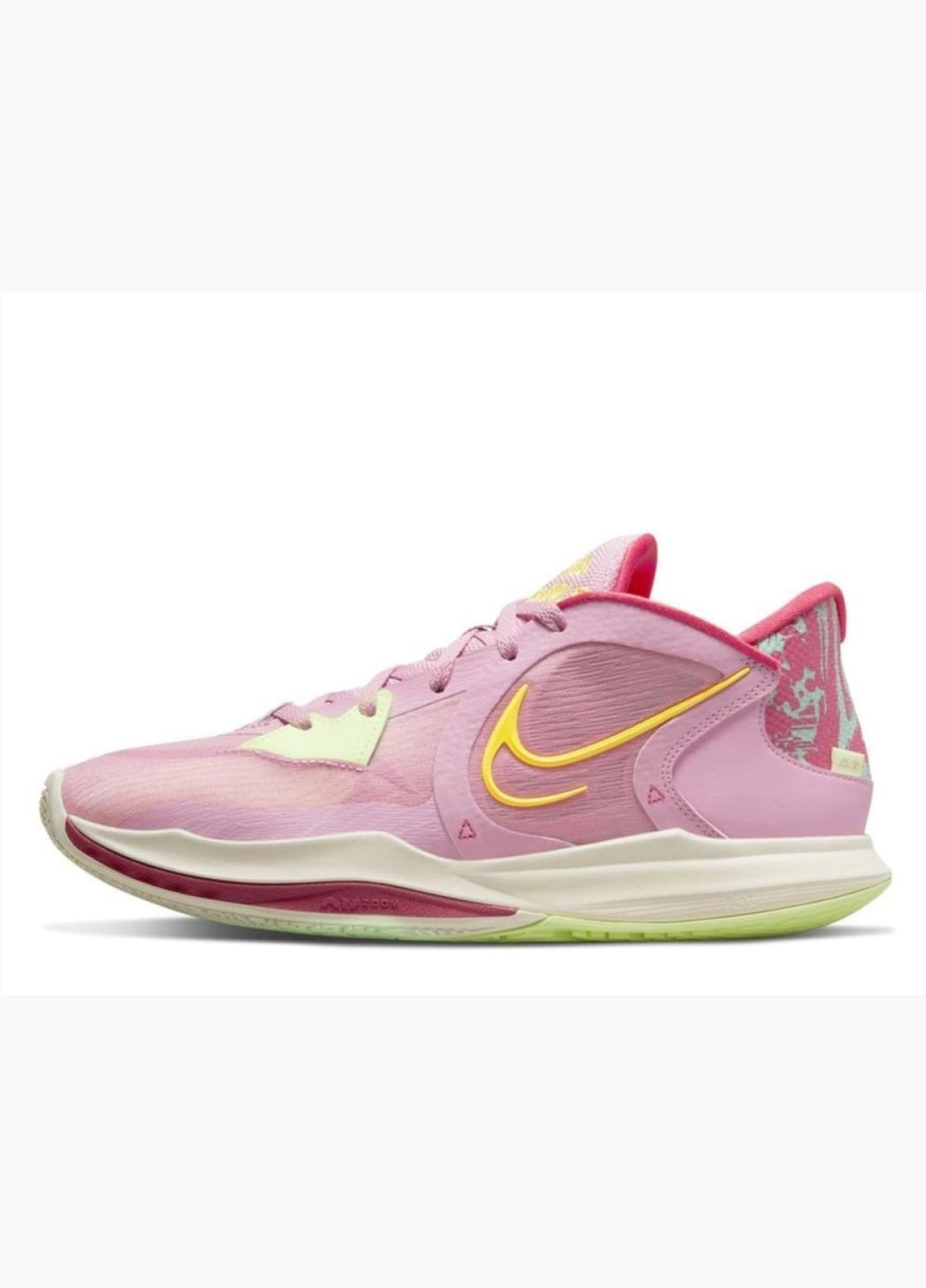 Розовые кроссовки мужские kyrie 5 low one world one people pink dj6012-500 Nike