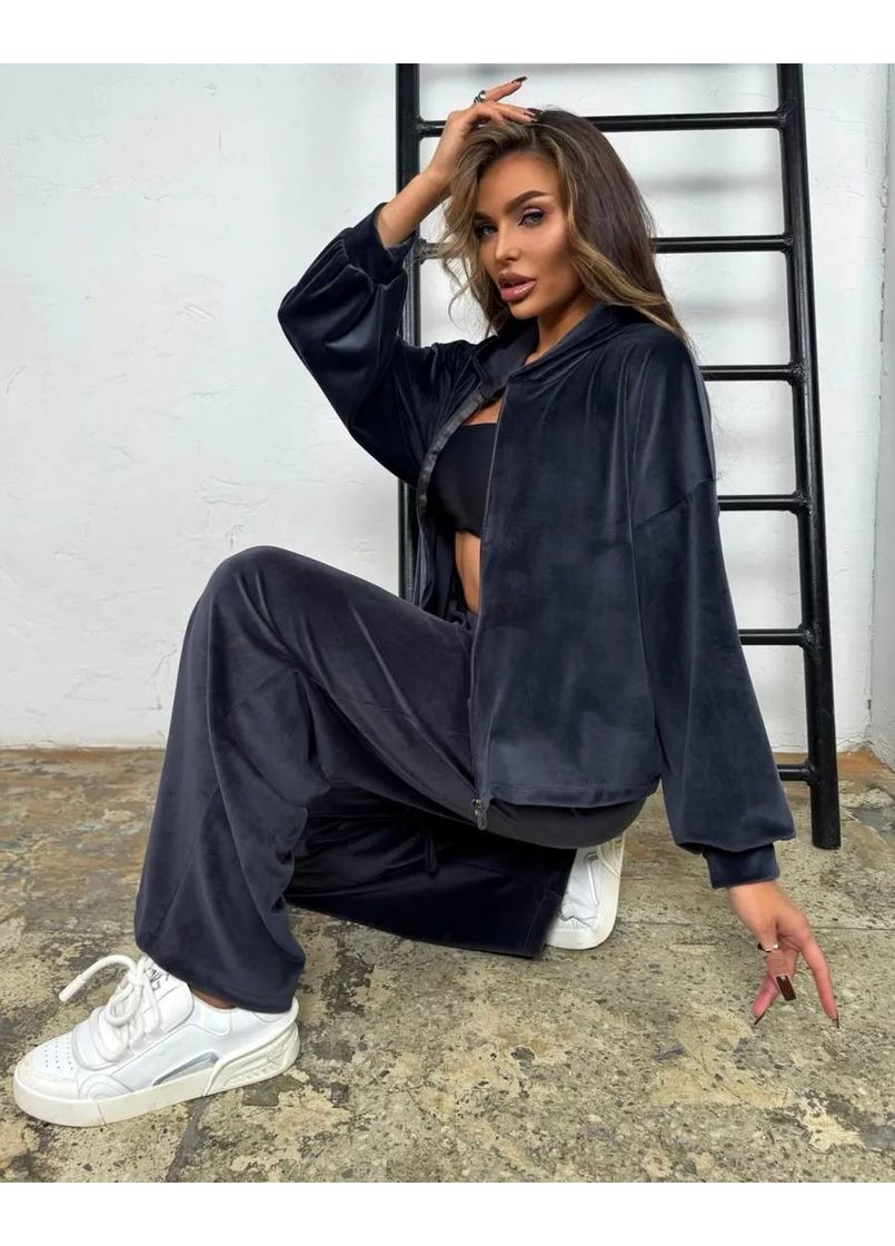 Женский велюровый спортивный костюм FINO Mode (360974240)