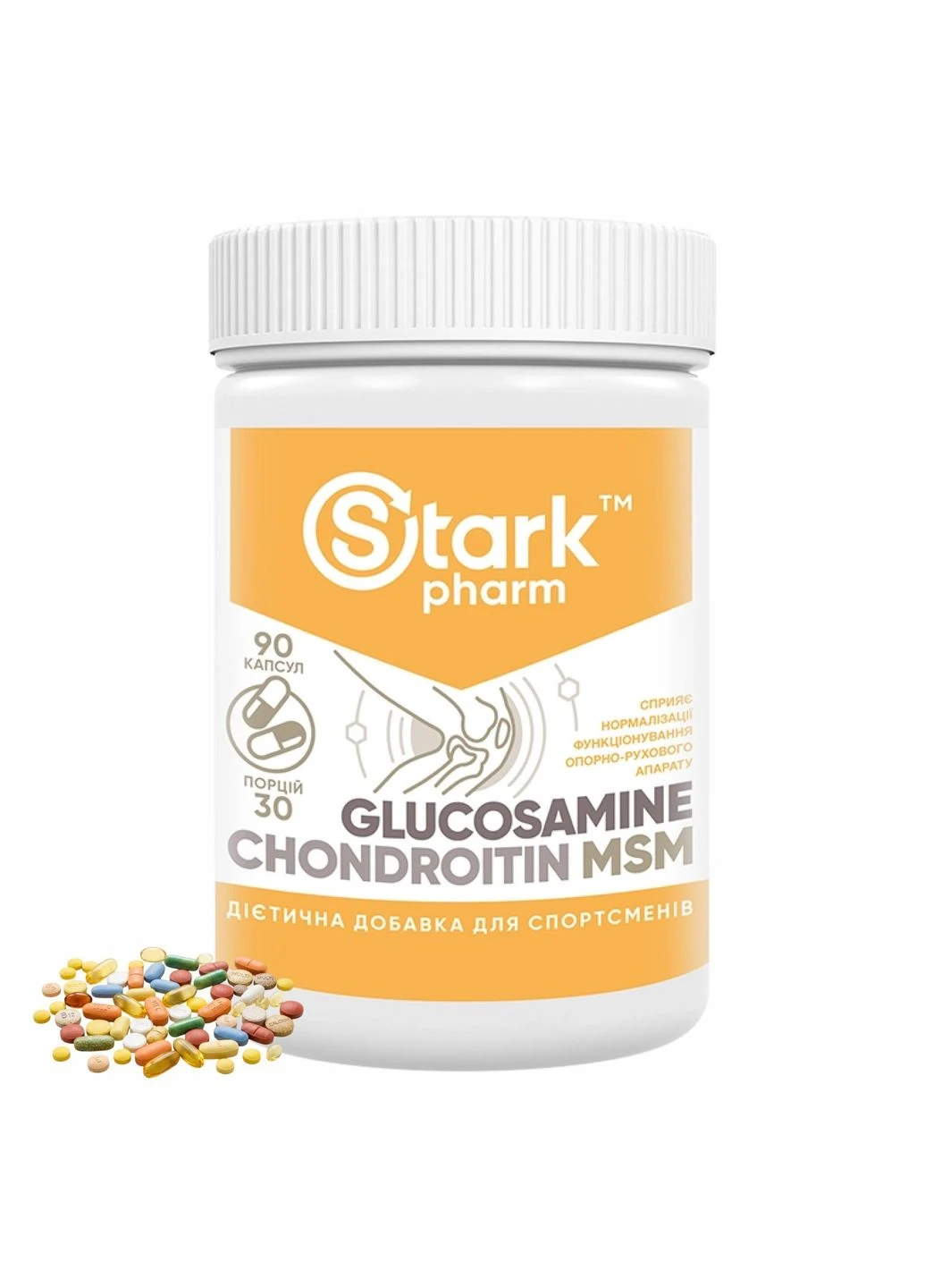 Glucosamine Chondroitin MSM - 90caps Stark Pharm (367956115)
