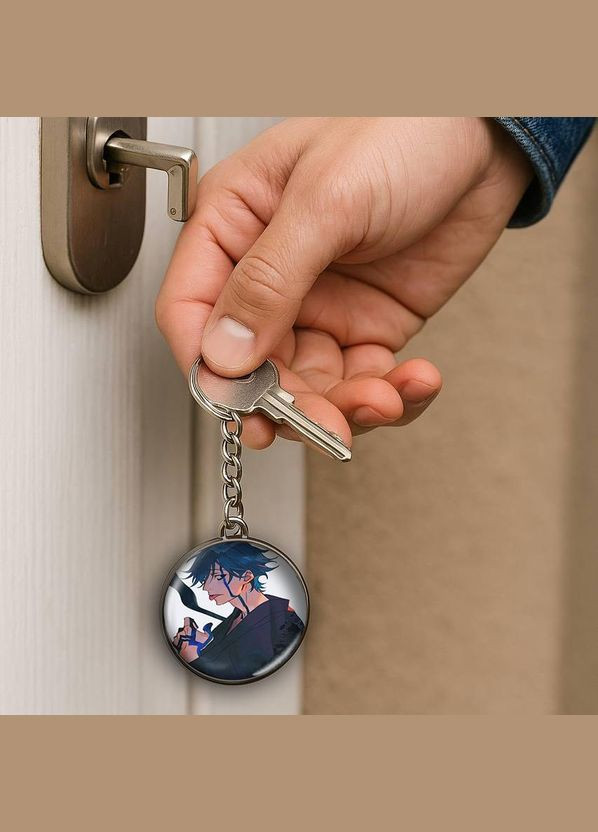 Набір підвіска (кулон) та брелок Аніме Фарс із вбивства дівчини нежить #02 (подарунковий набір) No Brand (332633545)