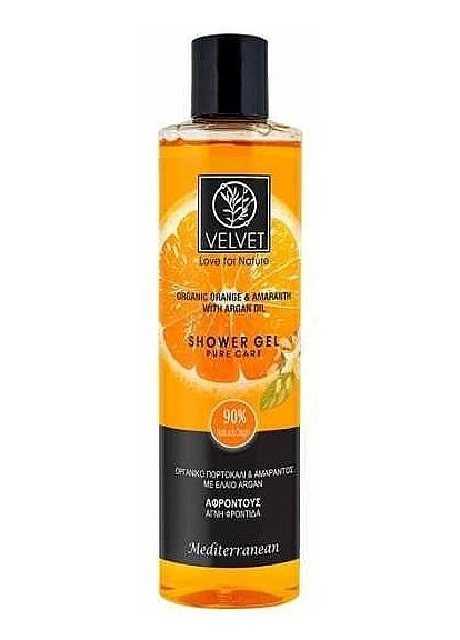 Гель для душу Organic Orange & Amaranth Shower Gel Pure Care 300ml (1304803-151141) Velvet Love for Nature (368883346)
