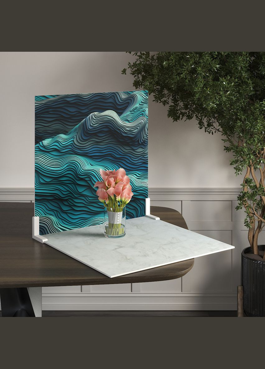 Пластиковий кутовий 2d фотофон, 40x40см - №62102 PolyPlast (354374979)