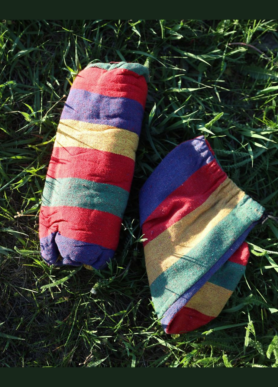 Гамак підвісний без планки 160*220 DT-4043 червоний No Brand (347250759)