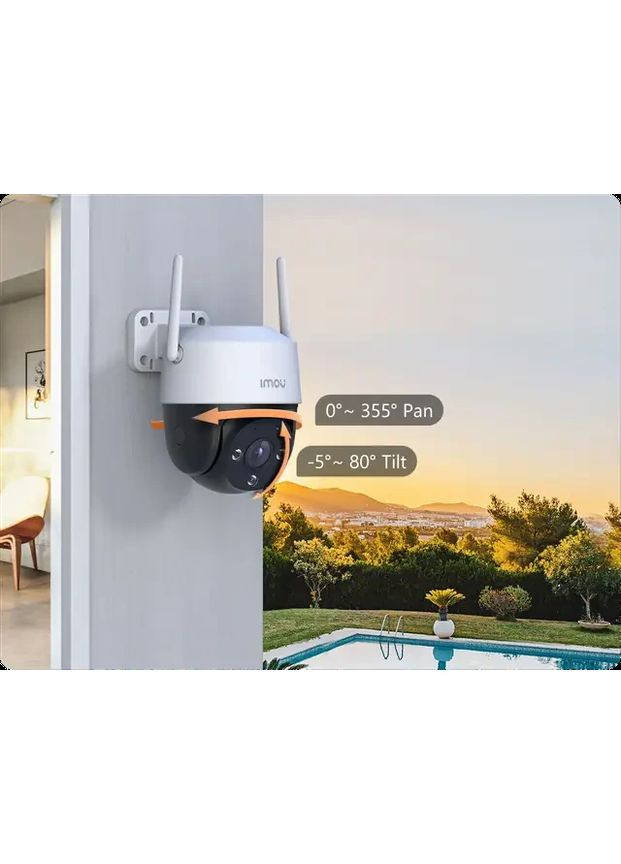 Cruiser SE+ 3MP Поворотная PTZ WI-FI камера уличная ночная подсветка датчик движения облачное хранилище IMOU (368828523)