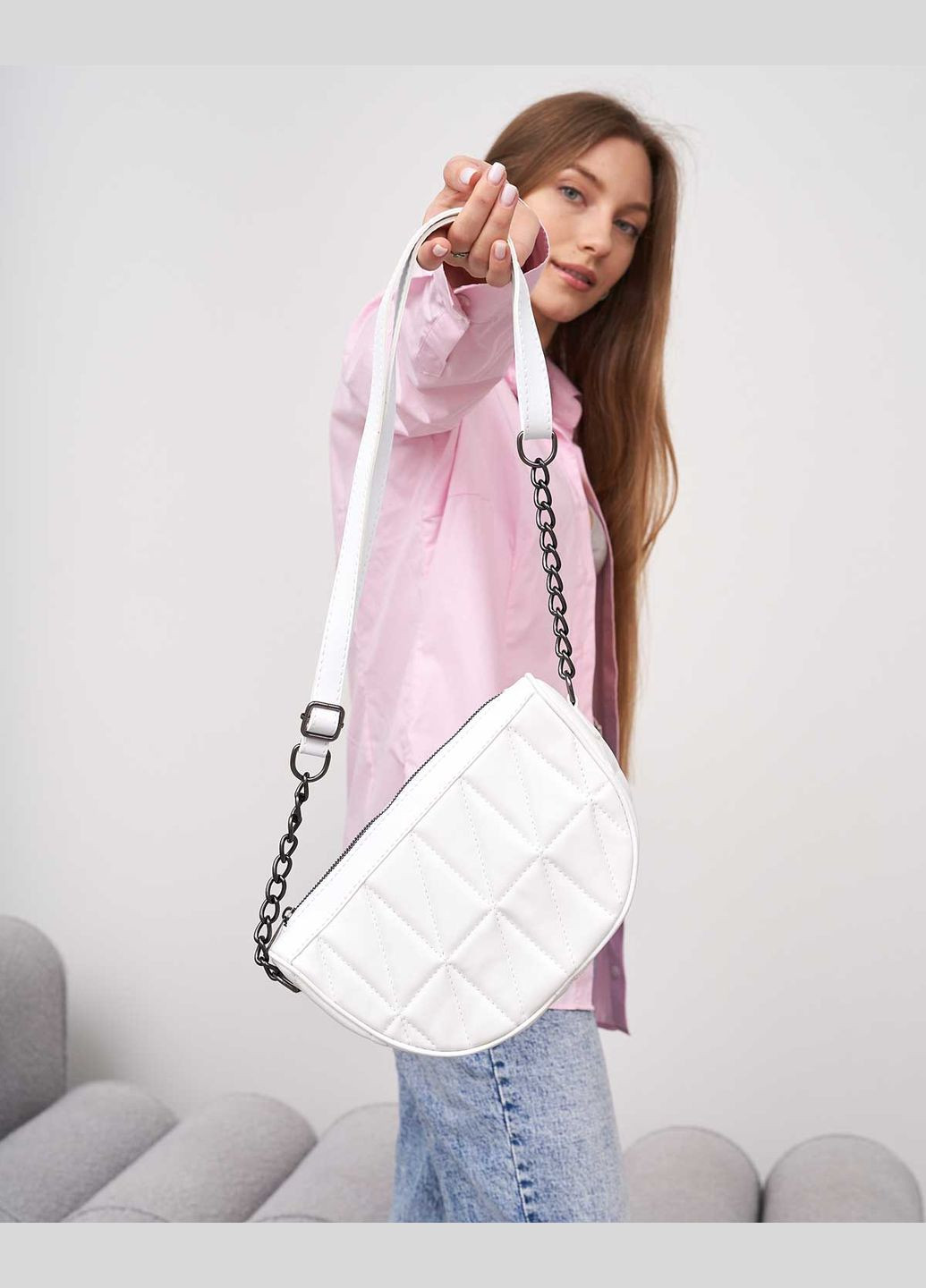 Сумка жіноча стьобана з ланцюжком Лайзі (zhnocha-sumka-lajz) WeLassie (342199339)