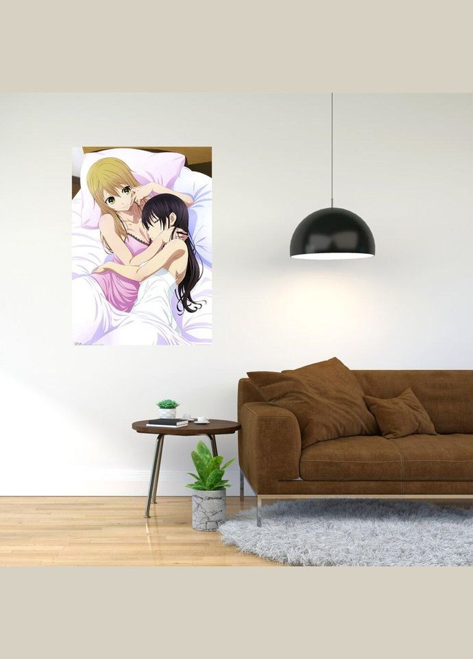 Плакат- з принтом Аніме Цитрус Citrus 2 A2 Кавун постер (316209863)