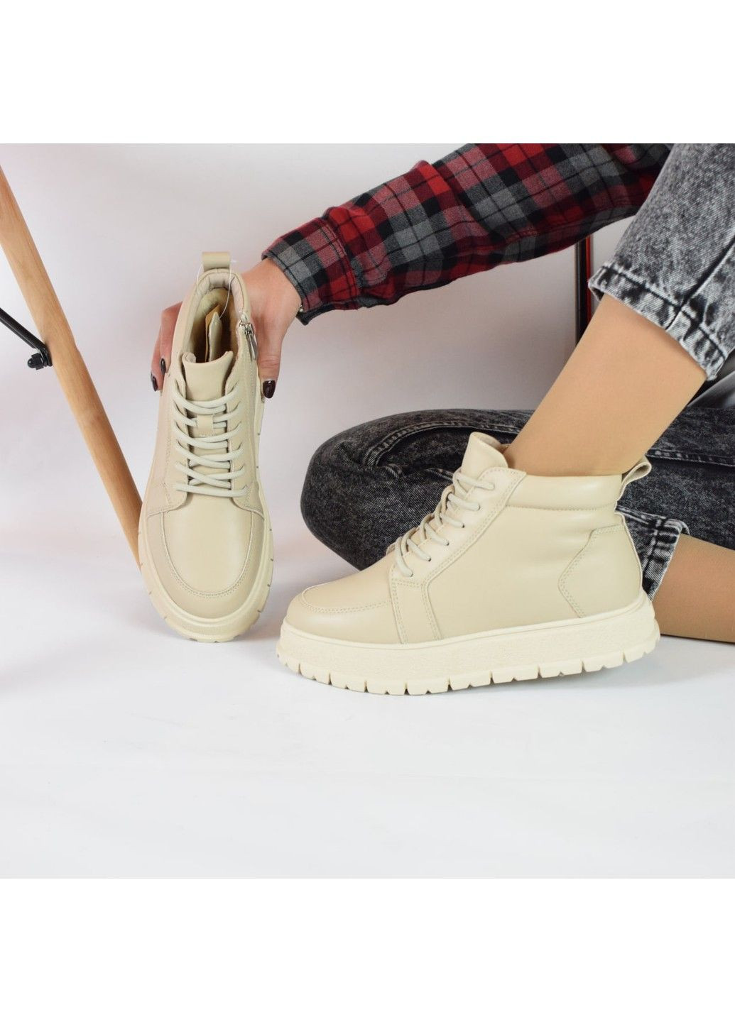 262 Черевики Зимові чорні шкіряні Hengji (317633695)