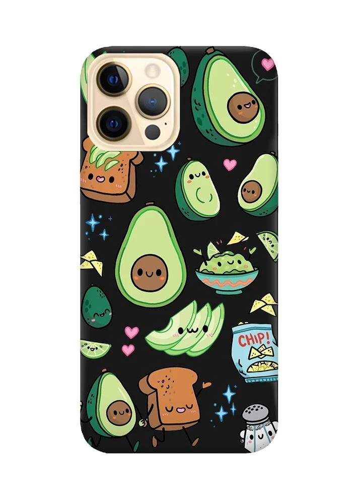 Матовый чехол на iPhone 12 Pro Max:: Милашки авокадо каваи (принт 305) Creative (360707072)