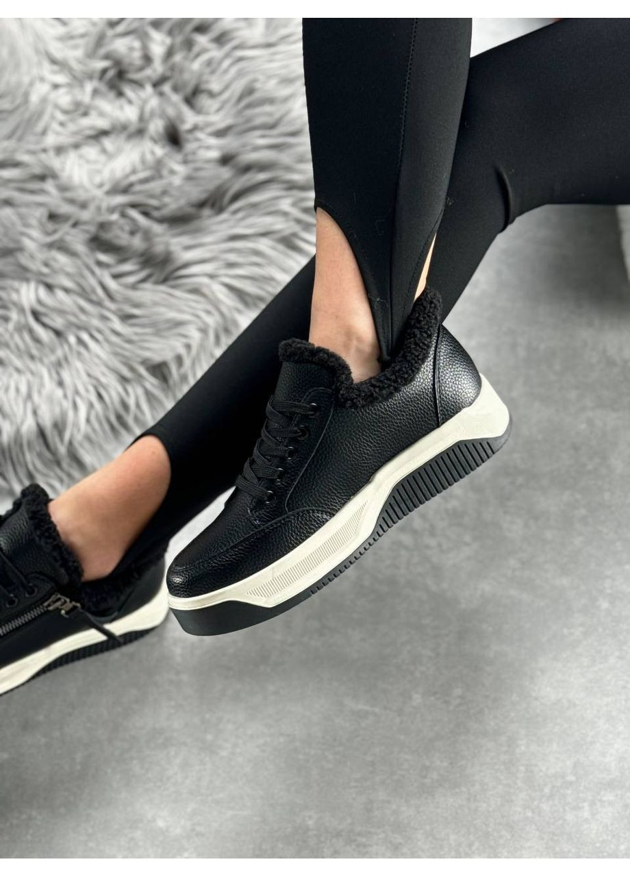 Зимові жіночі кросівки No Brand чорні зими (367165158)