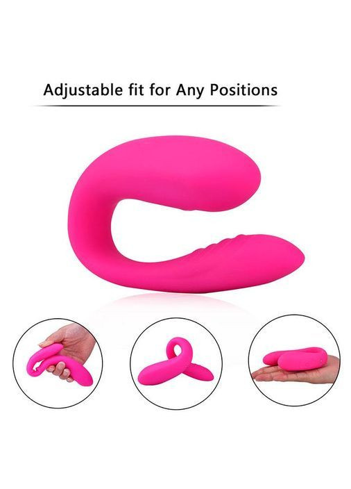 Вакуумный вибратор для пар - Розовый - Вибраторы No Brand (367624495)