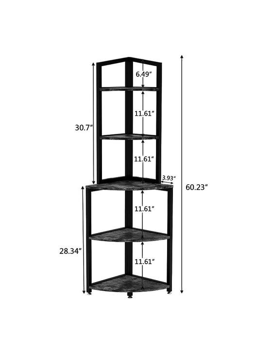 Стелаж кутовий з дерева Еліроу венге-капучино (УСП-00591209) No Brand (327869001)