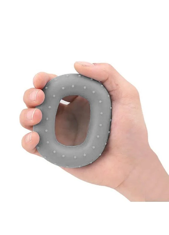 Еспандер кистьовий силіконовий PP-4337 Hand Grip Large 25 кг. Сірий PowerPlay (345712912)