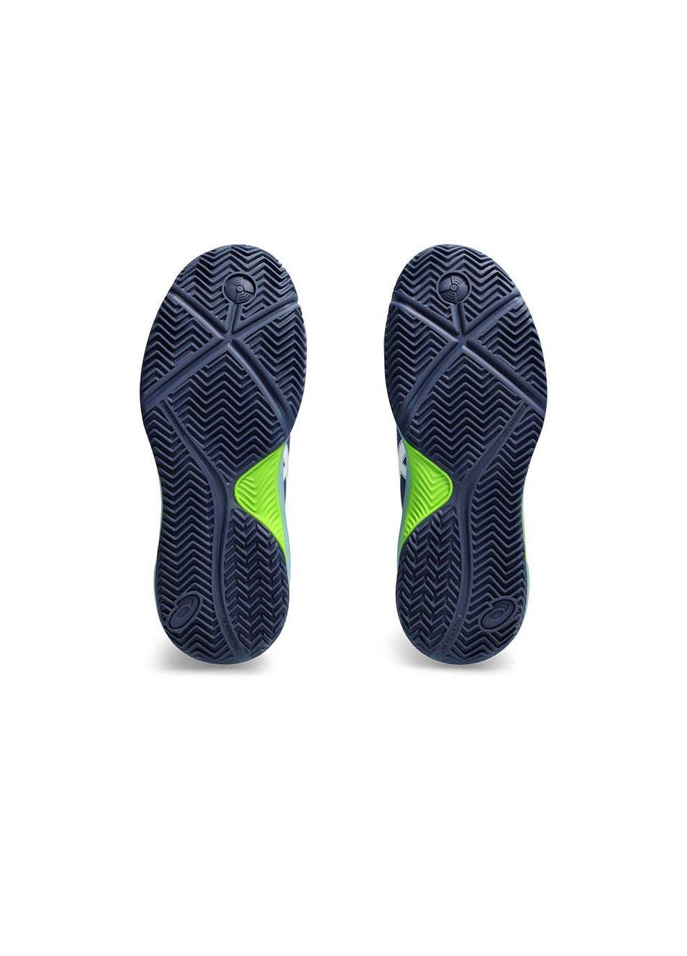 Темно-синие демисезонные детские теннисы кроссовки gel-dedicate 8 padel темно-синий Asics