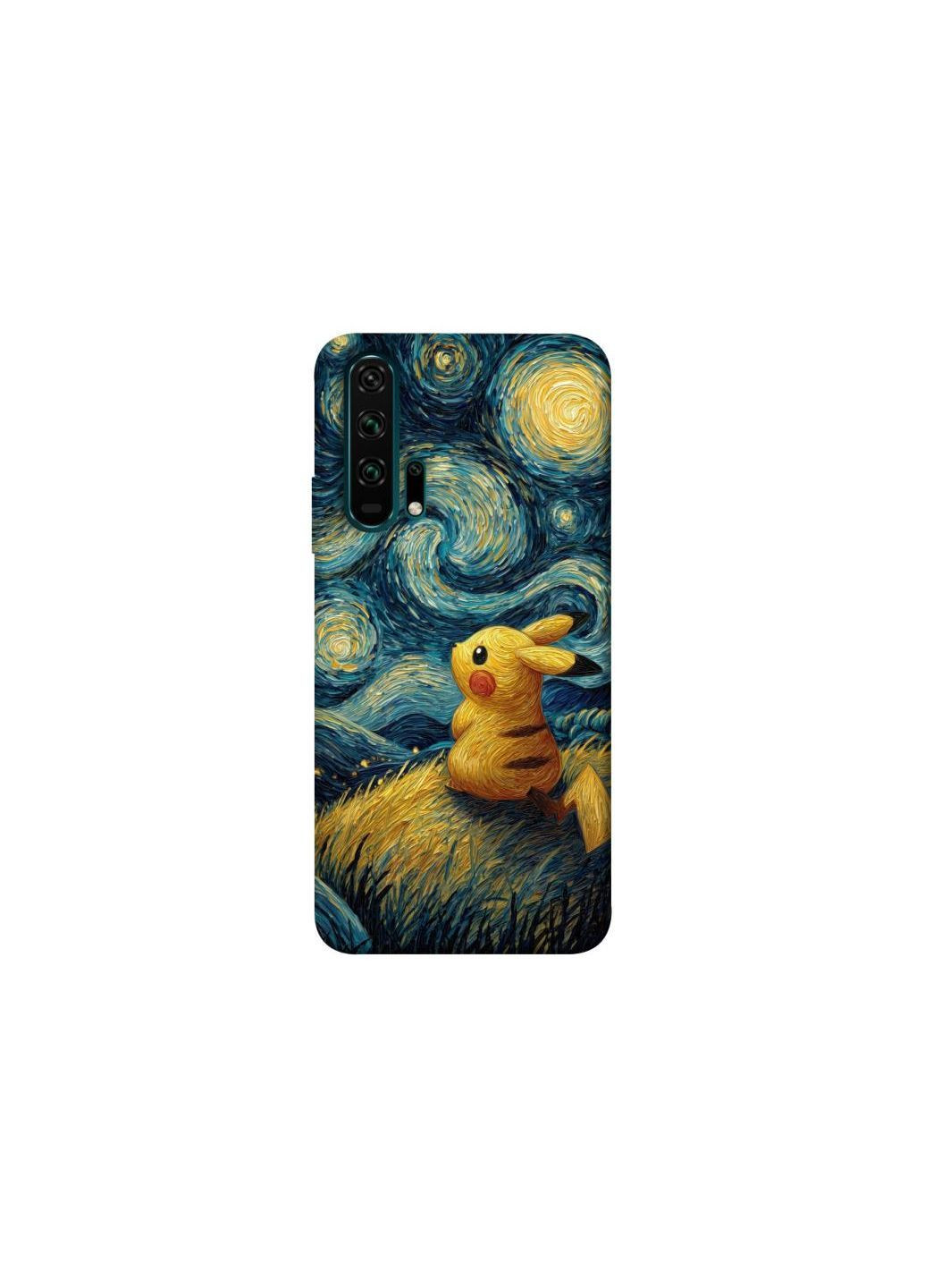 Чехол на Huawei Honor 20 Pro Pikachu and Van Gogh Frontalka (362032975)
