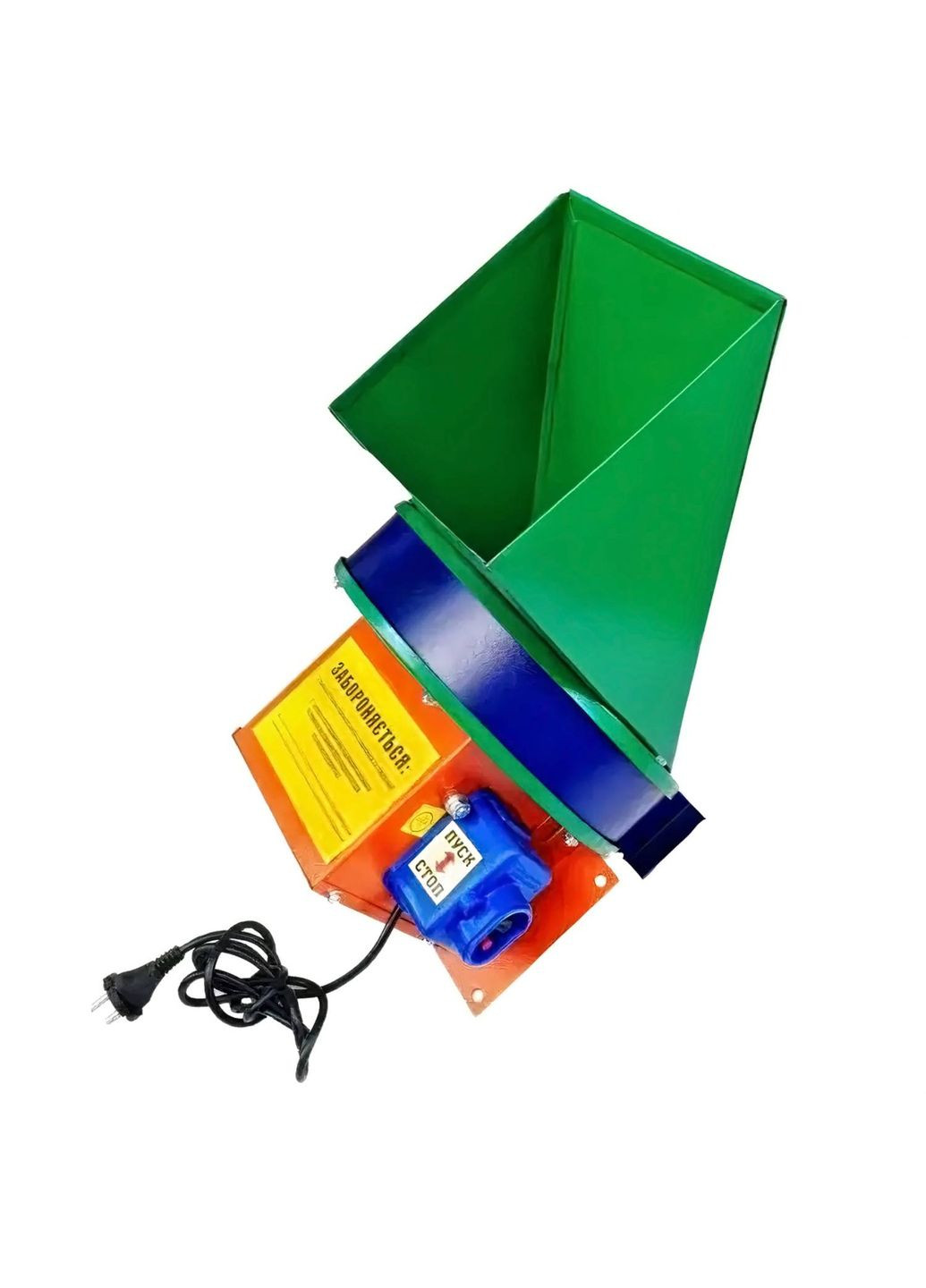 Подрібнювач електричний корморізка для коренеплодів, овочів та фруктів (0.18 кВт, 220 кг/год) ПОФ4 Господар (298131672)