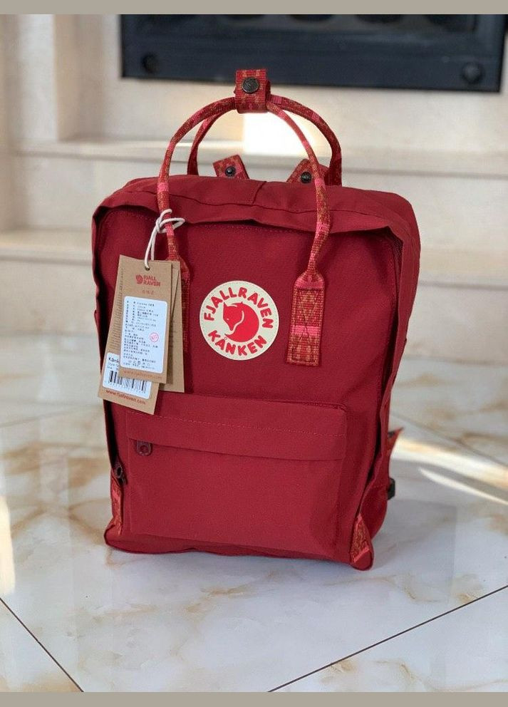 Рюкзак канкен, (kanken) fjallraven не промокающий бордовый No Brand Рюкзак (340459538)