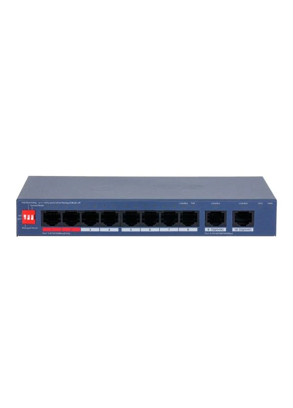 Комутатор 8 портів керований DH-CS4010-8ET2GT-110 Dahua (400042063)
