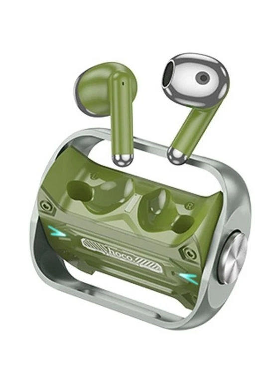 Навушники бездротові ігрові Bluetooth Trendy EW55 у кейсі, зелені Hoco (399779093)