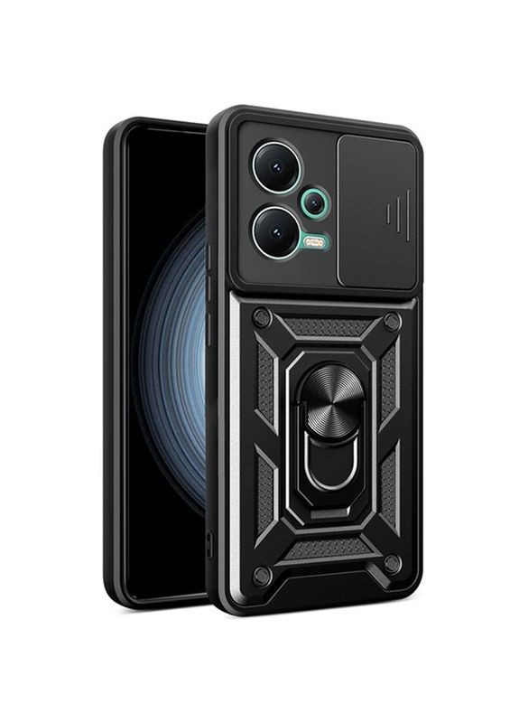 Ударопрочный чехол Camshield Serge Ring для Xiaomi Poco X5 5G / Note 12 5G Black No Brand (340063692)