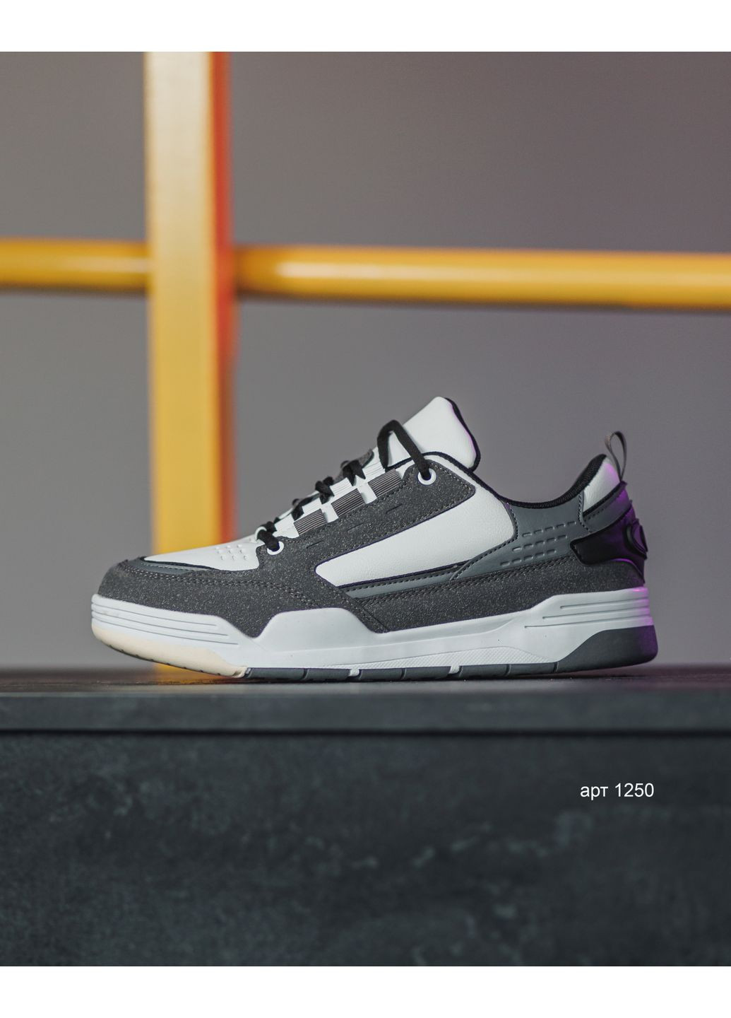 Серые демисезонные кроссовки-кеды мужские city pulse grey No Brand