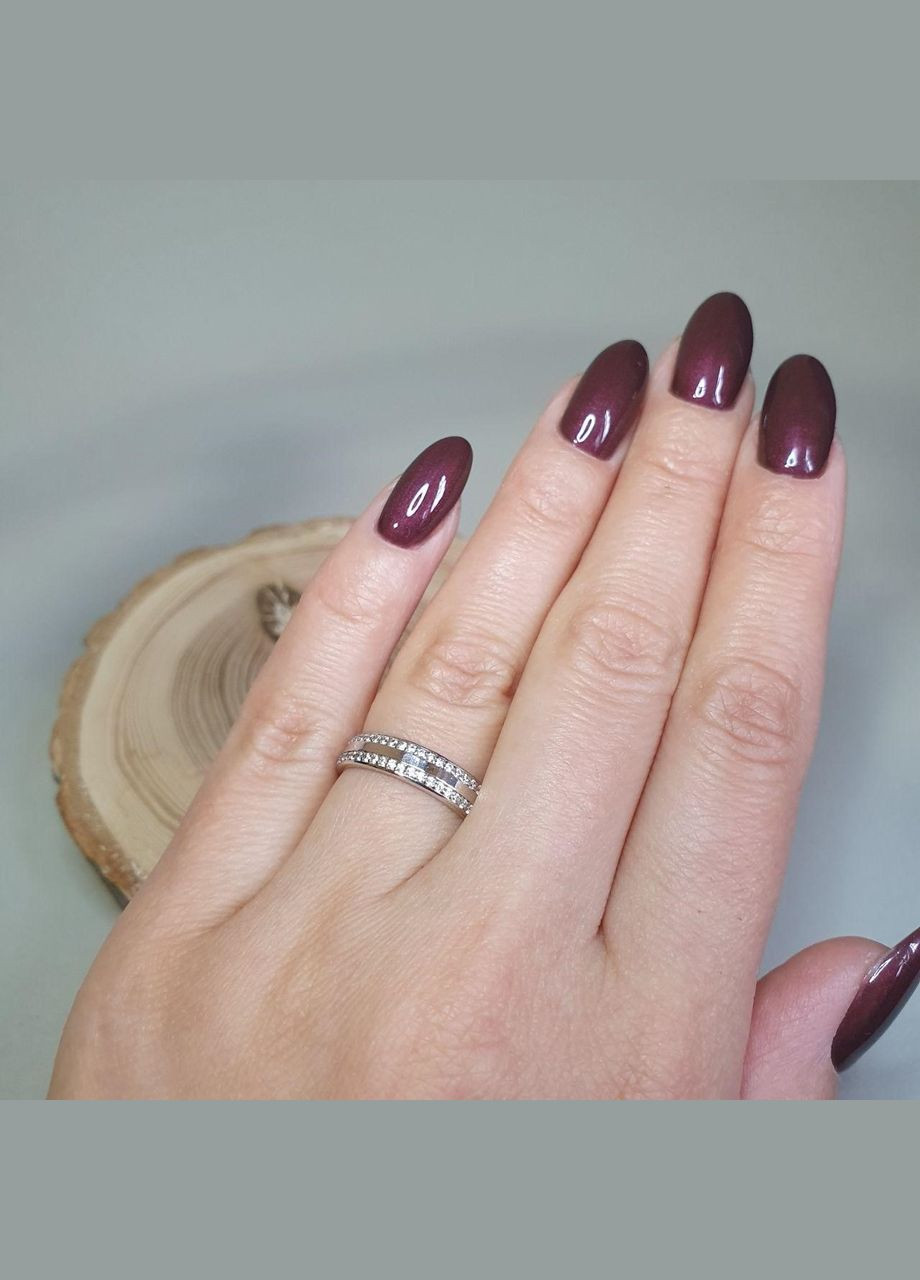 Кольцо серебряное с россыпью маленьких фианитов. No Brand (354721975)