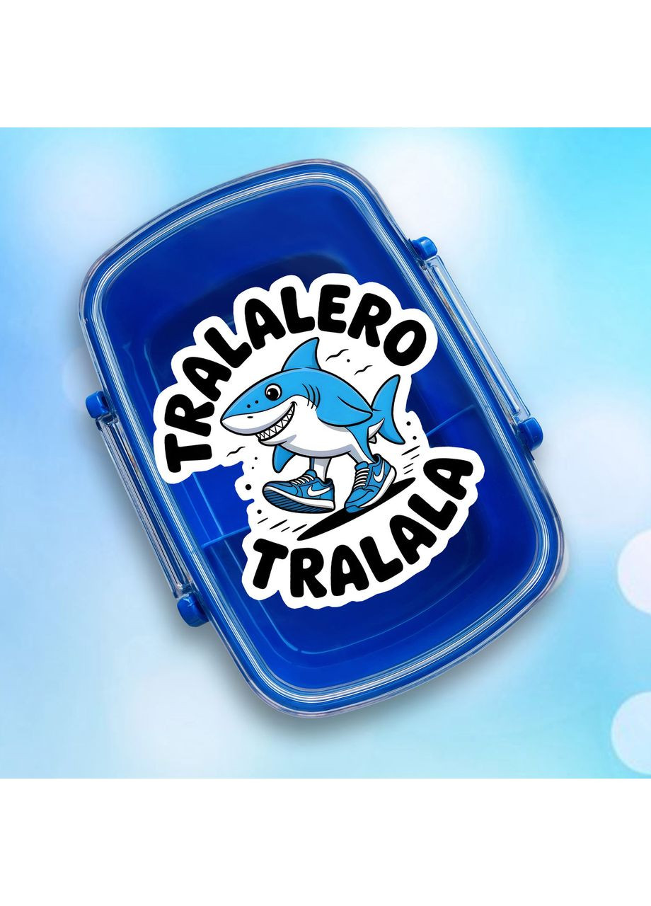 Ланч бокс дитячий Акула Тралалеро Тралала Tralalero Tralala 800 мл (дизайн 55) Creative (355387409)