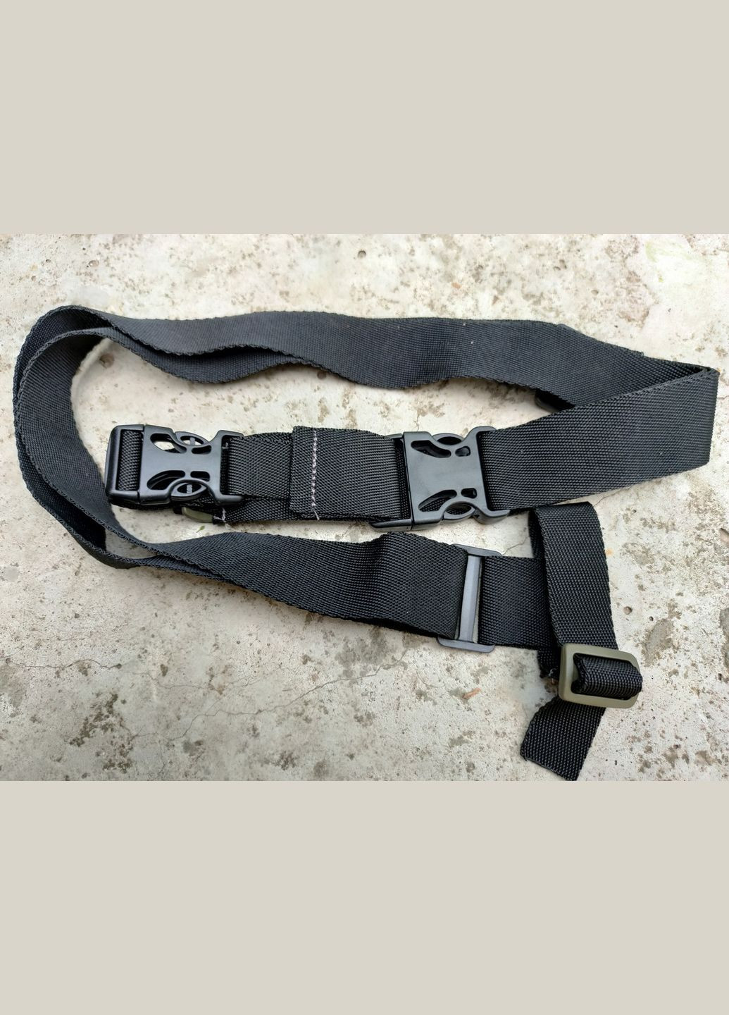 Ремінь збройовий триточковий тактичний (трикоточка для АК, автомата, нудьги, зброї) колір чорний Сварог (342375306)