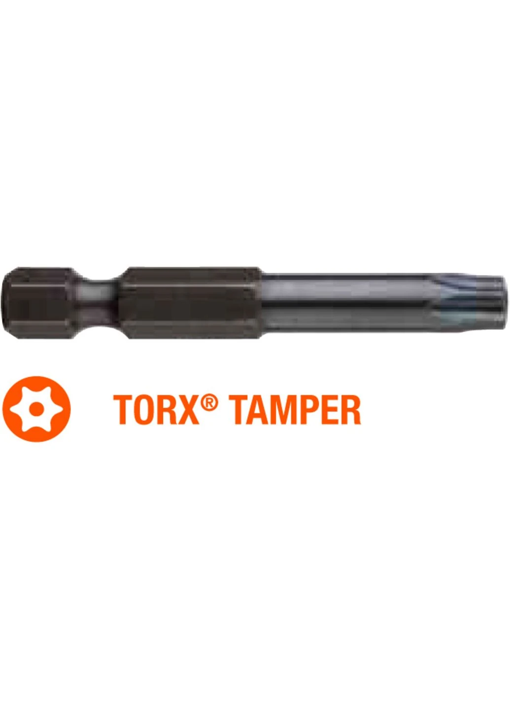 Насадка викруткова USH Industry "тонке жало" TORX TAMPER TT30 x 50 мм подовжена, Уп. 5 шт. No Brand (393102164)