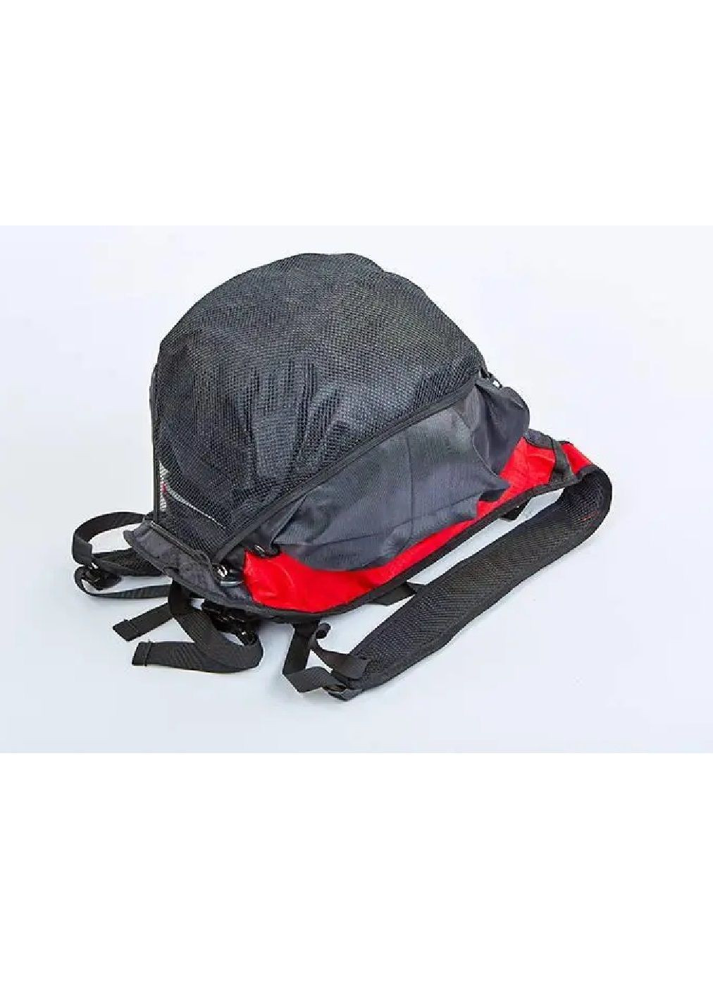 Рюкзак мото вело сумка з місцем під питну воду питною системою на 2 відділення 6 л 49х16х8 см (476640-Prob) Чорний з червоним Unbranded (285799457)