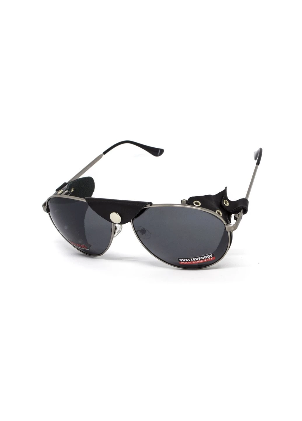 Окуляри захисні Aviator-3 (gray), сірі зі з'ємним ущільнювачем із синтетичної "шкіри" Global Vision (375040004)
