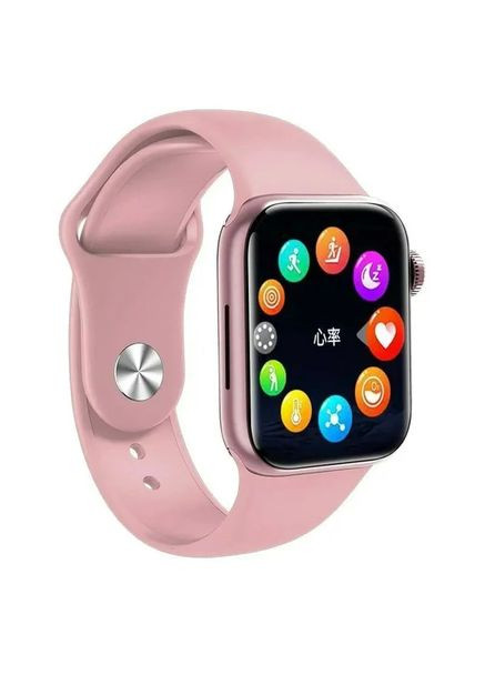 Смарт-часы 45mm украинское меню с функцией звонка Матовые розовые (1756375748) Smart Watch GS8 Мах (326811569)