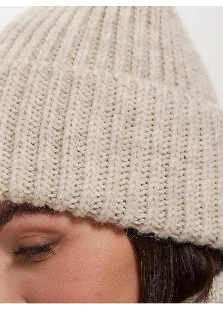 шапка + шарф - Сандра No Brand Жіночий зимовий комплект (362185456)