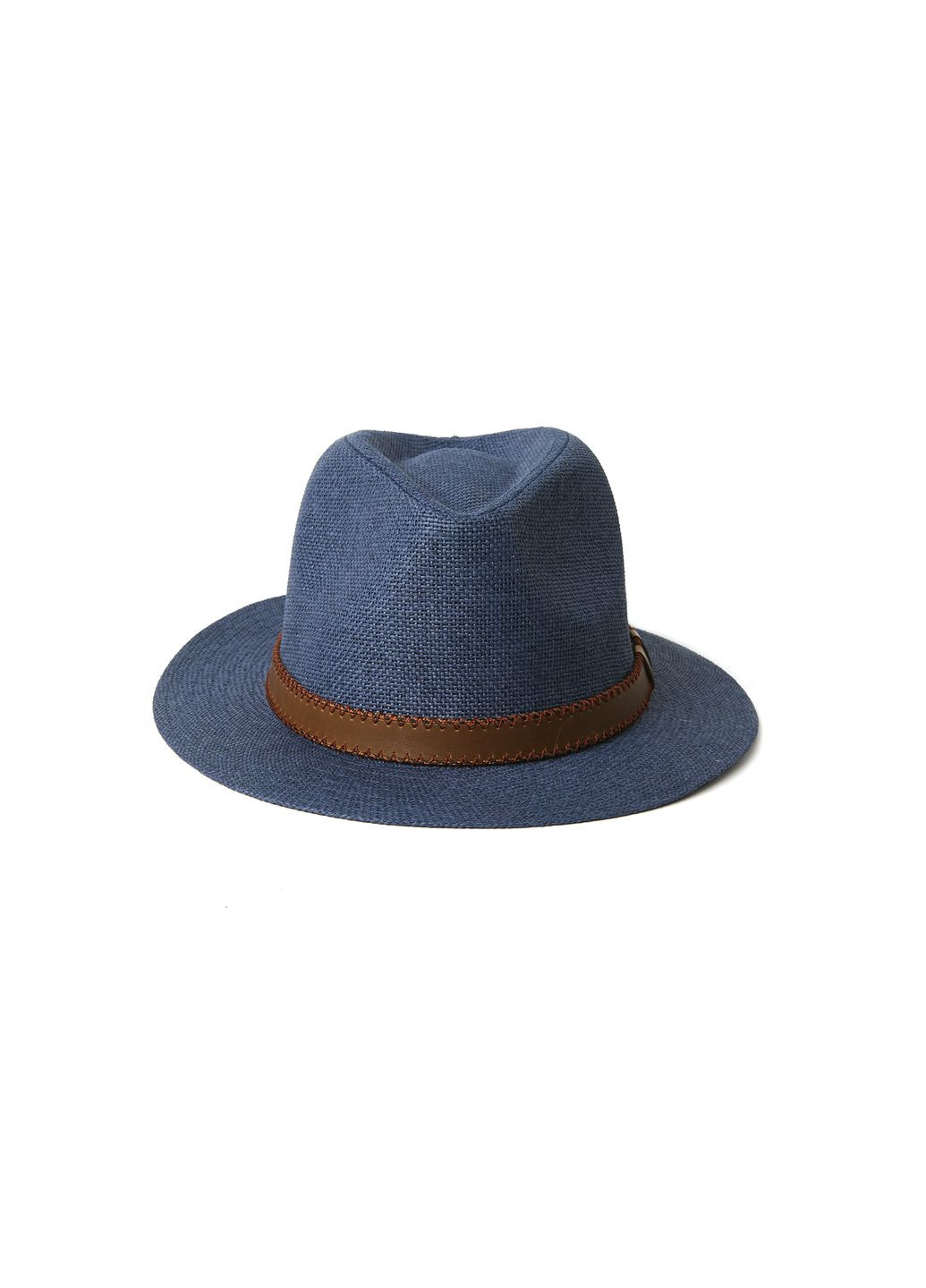 Шляпа федора мужская бумага синяя BATTY 817-693 LuckyLOOK 817-693m (289359816)